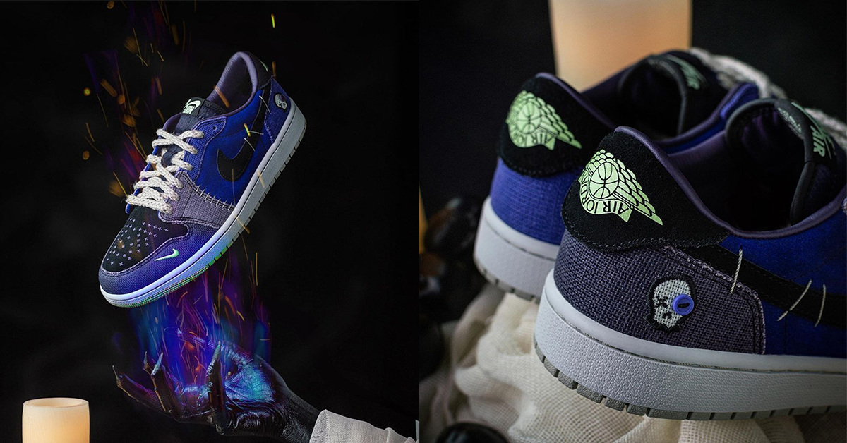 Handelt es sich bei diesem blauen Air Jordan 1 Low OG „Voodoo“ um einen exklusiven Sneaker?